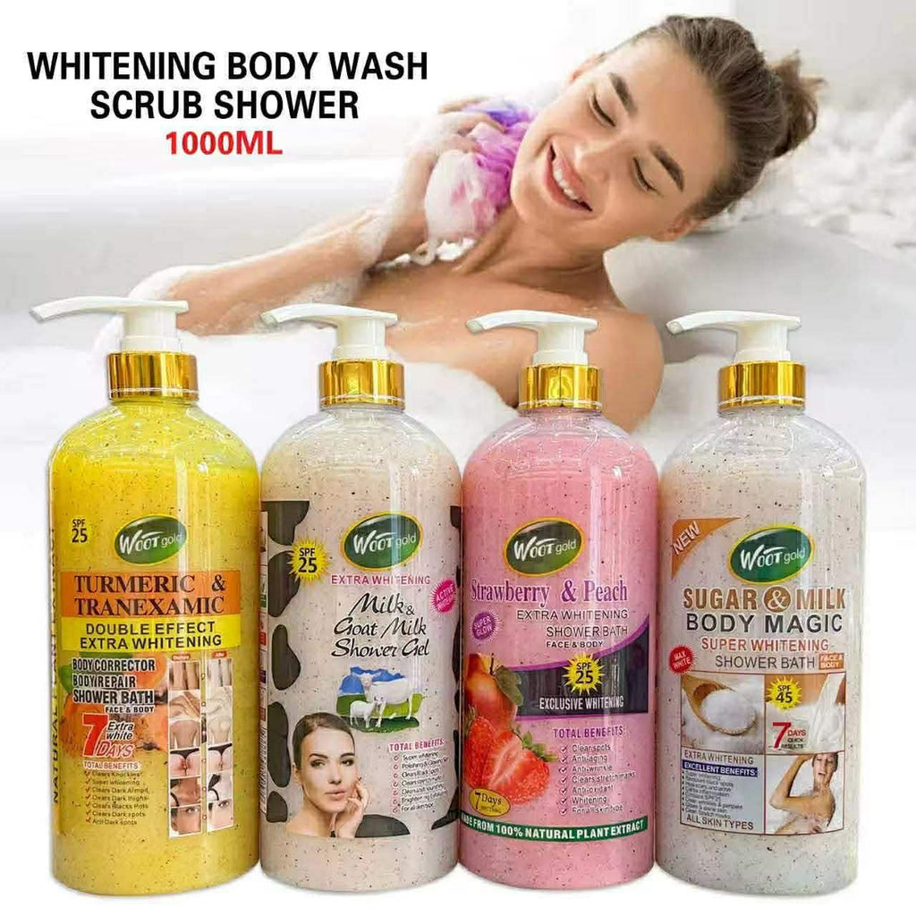 WOOT Extra whitening Goat Milk Shower Scrub