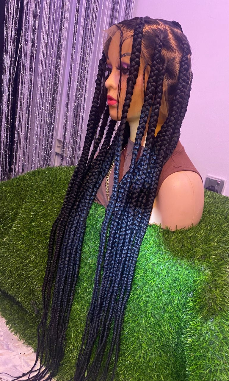 Jumbo box braided wig