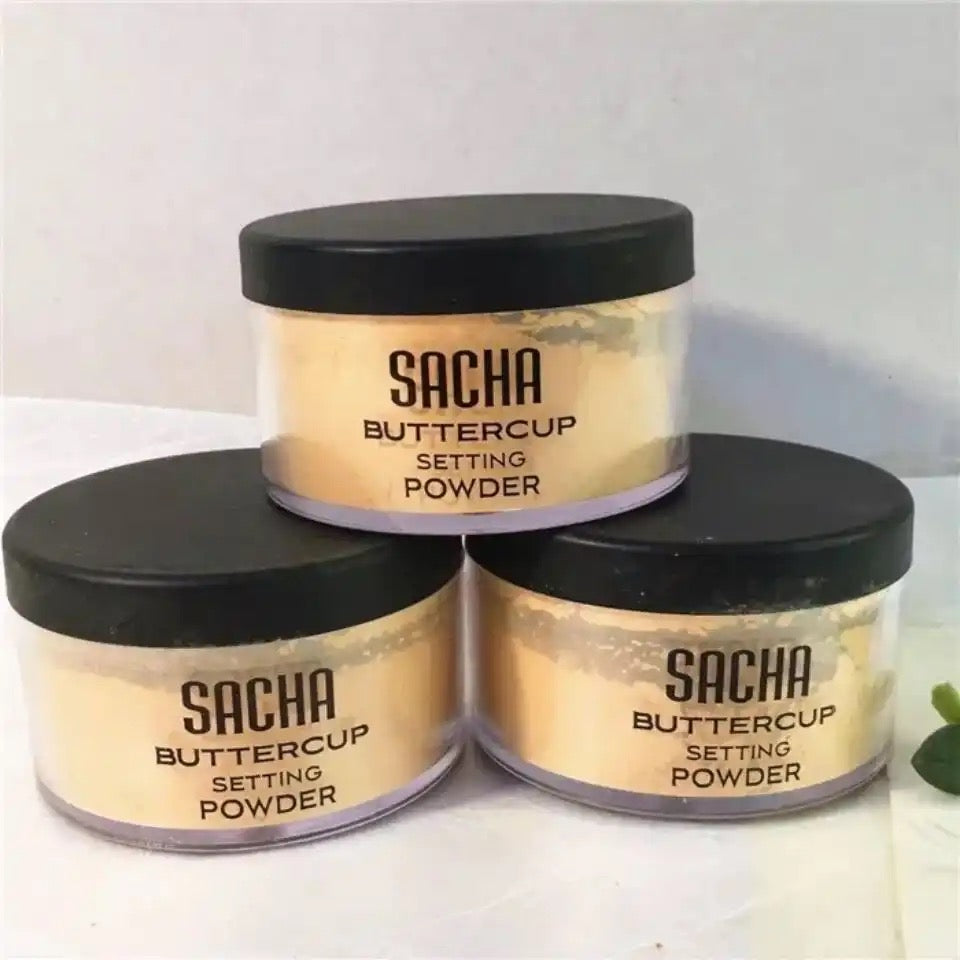 Matte face setting powder