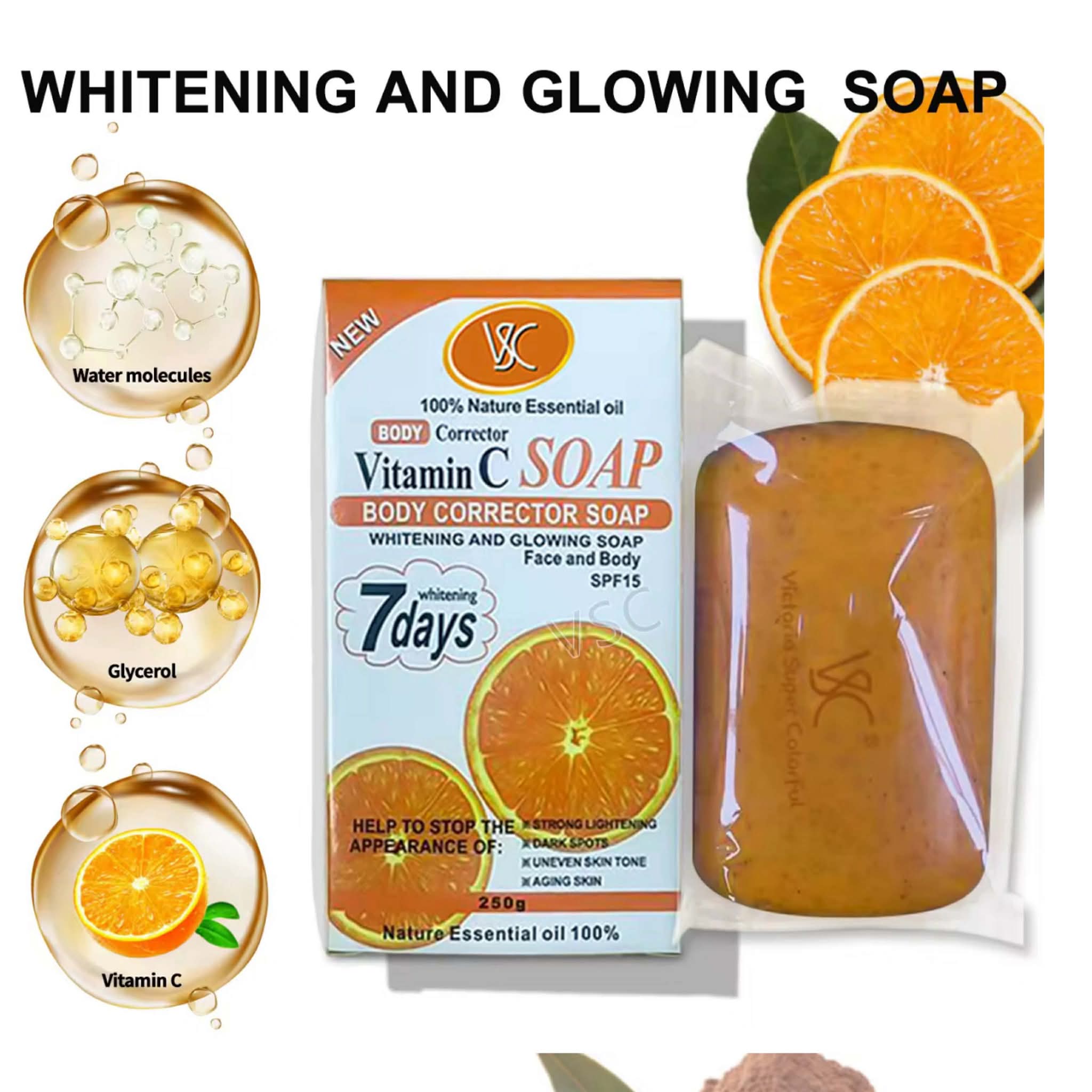 Vitamin C Whitening and Glowing Soap