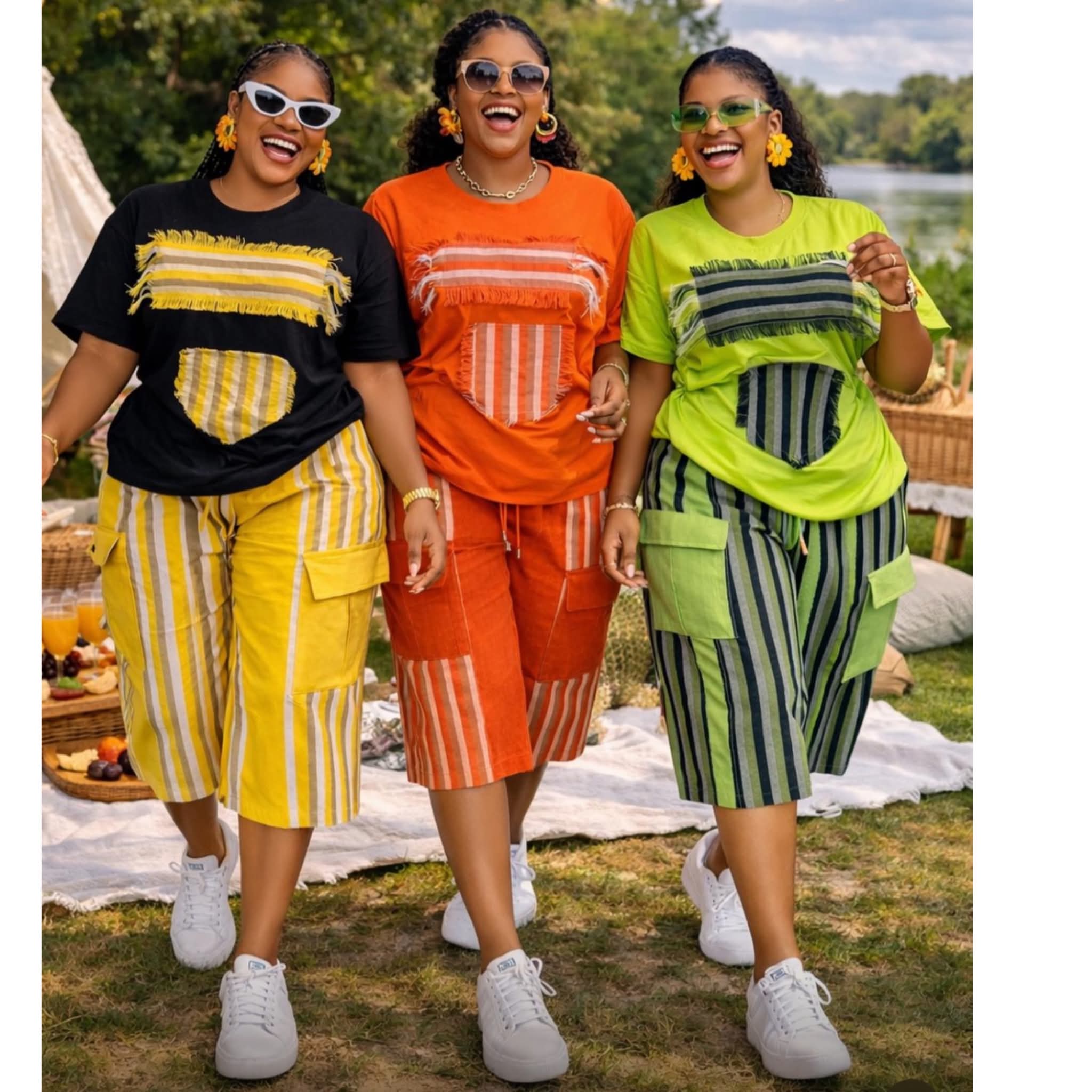 Kente African pantsuit