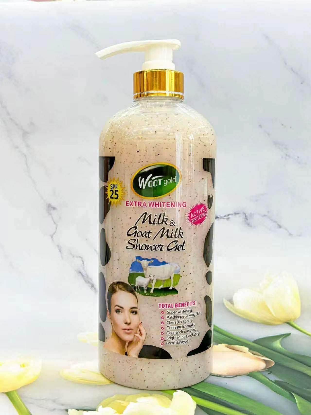 WOOT Extra whitening Goat Milk Shower Scrub