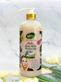 Woot gold Extra whitening milk and goat milk shower scrub