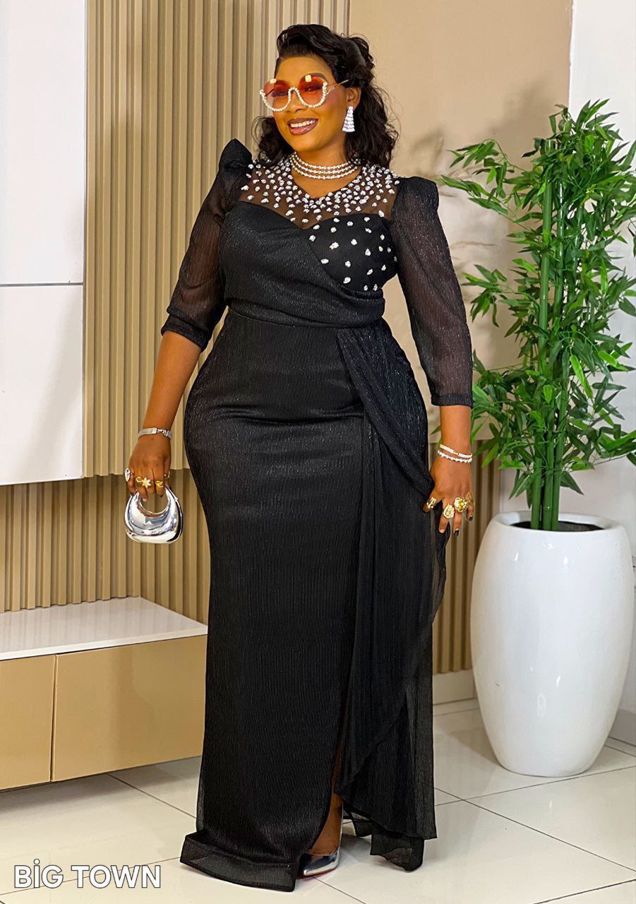 Black evening dress