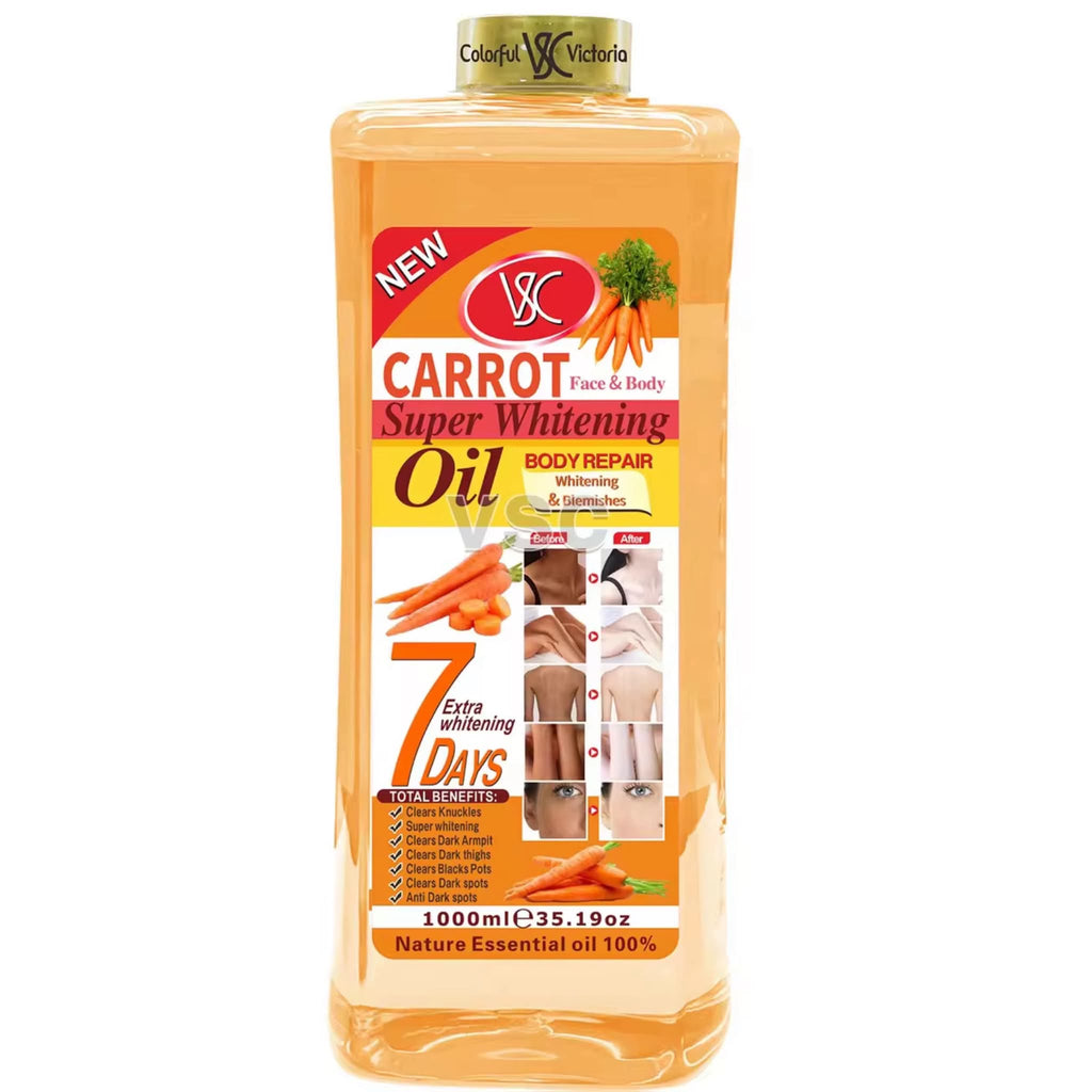 Carrot super whitening oil