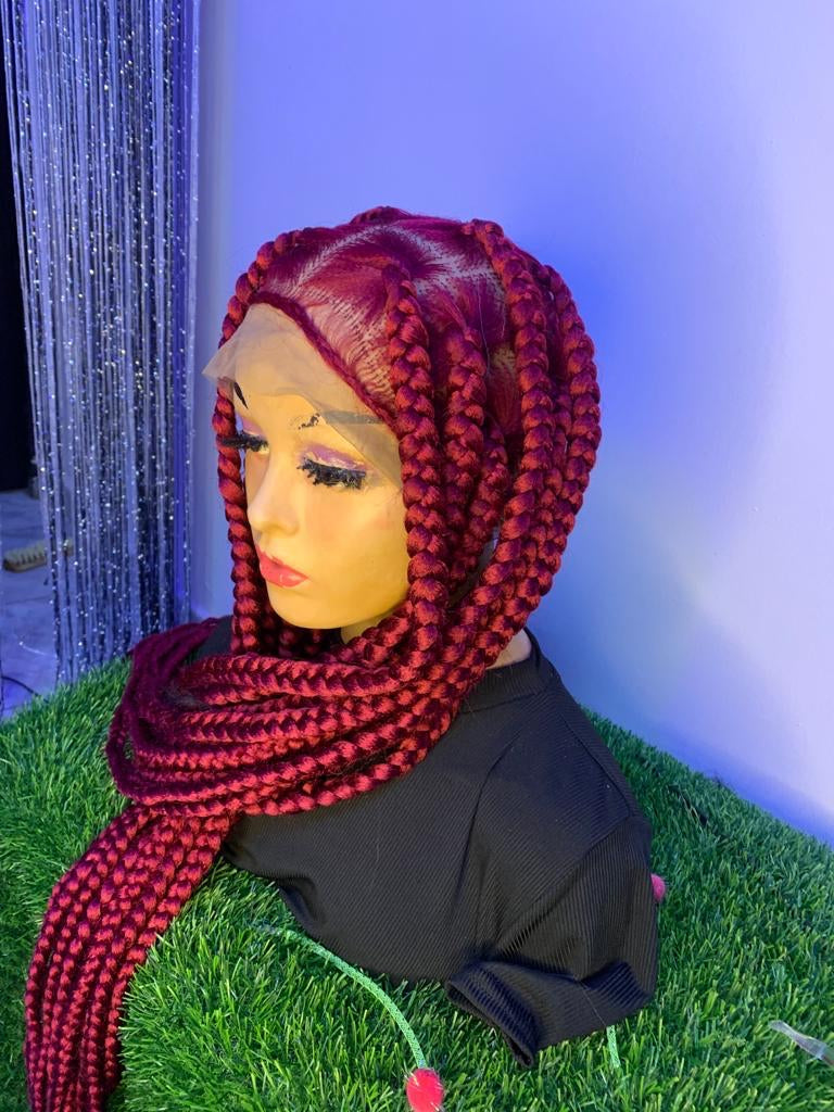 Jumbo box braided wig
