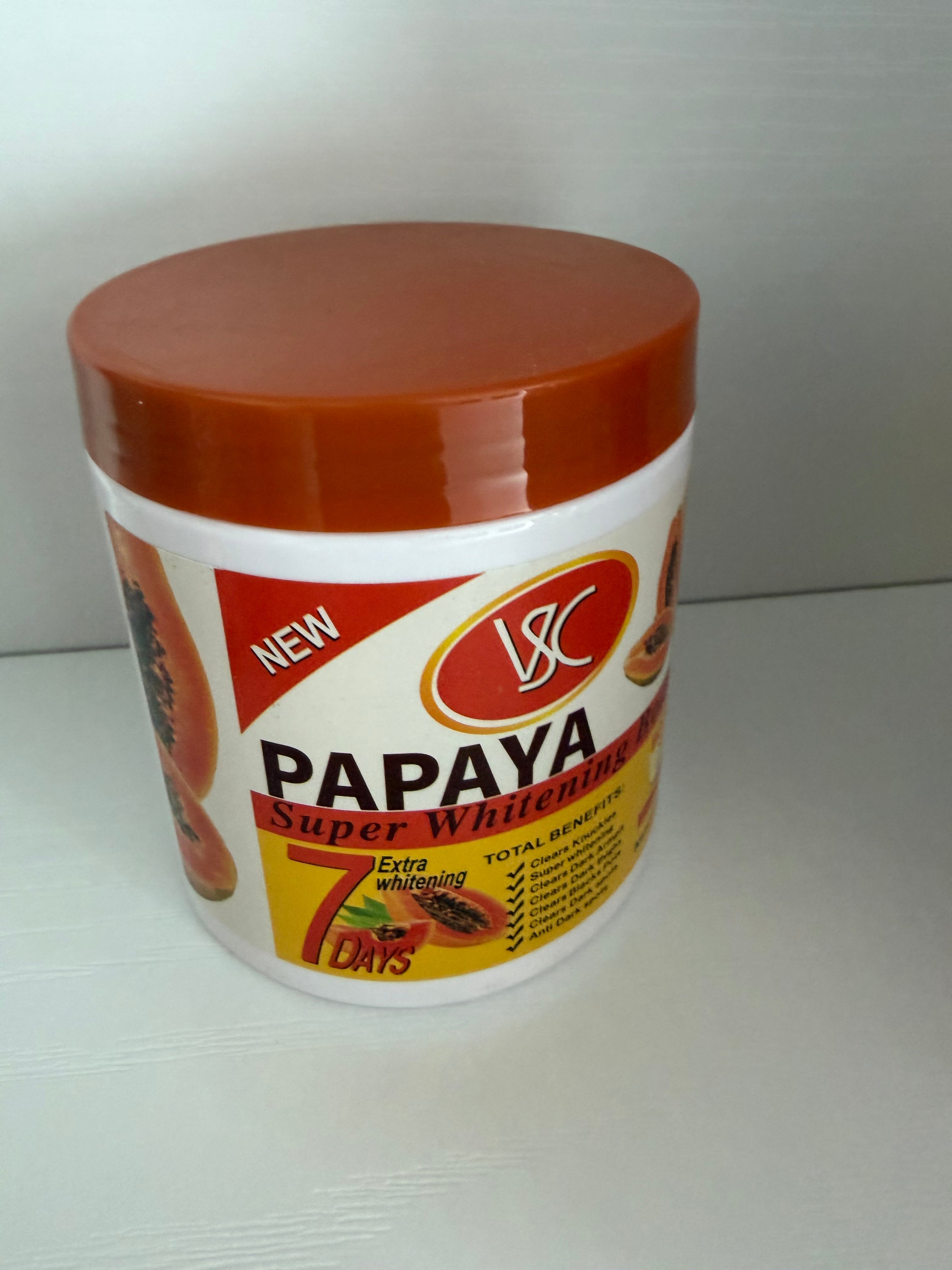 Whitening body papaya cream