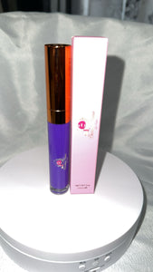 No stick purple matte lipstick