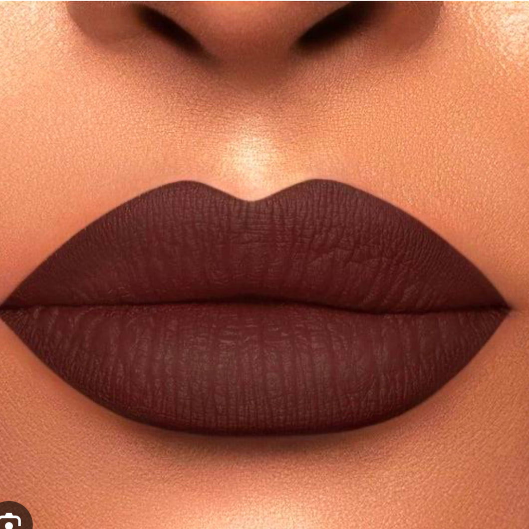 KIKA DARK BROWN Matte lipstick