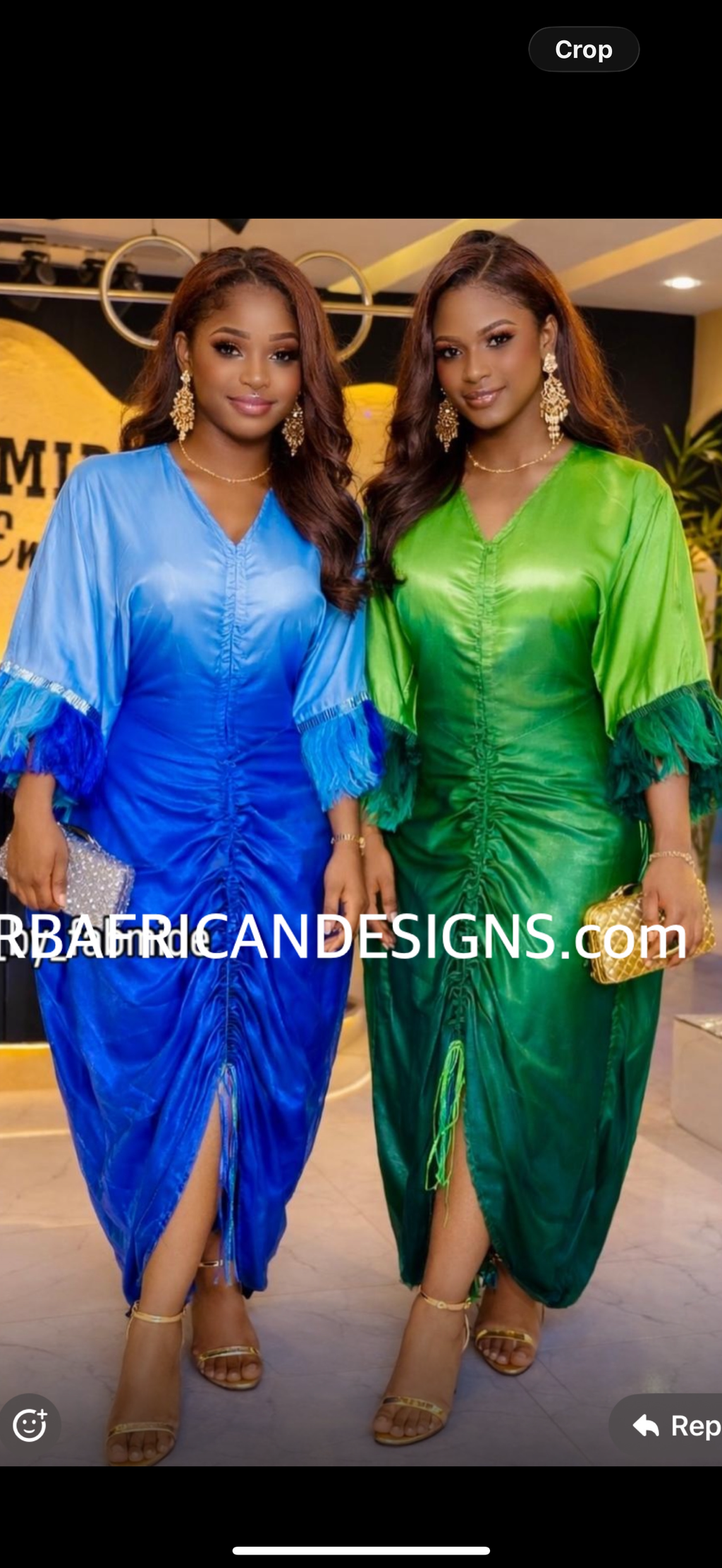 Rich Aunty dress