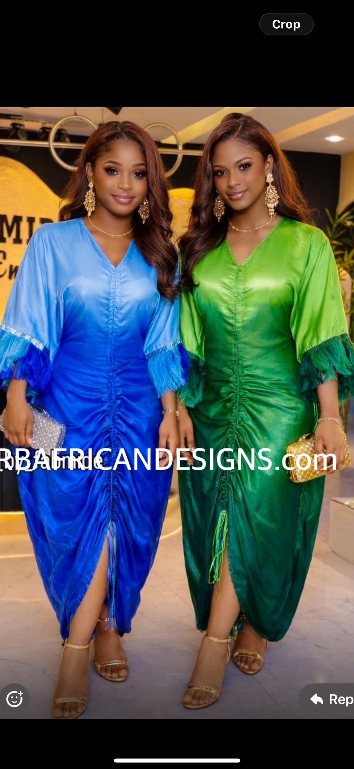 Rich Aunty dress