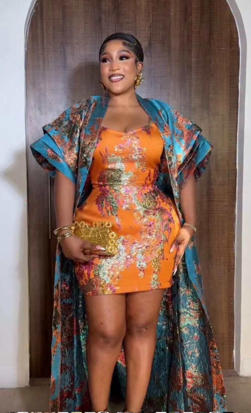 Rich Aunty dress set