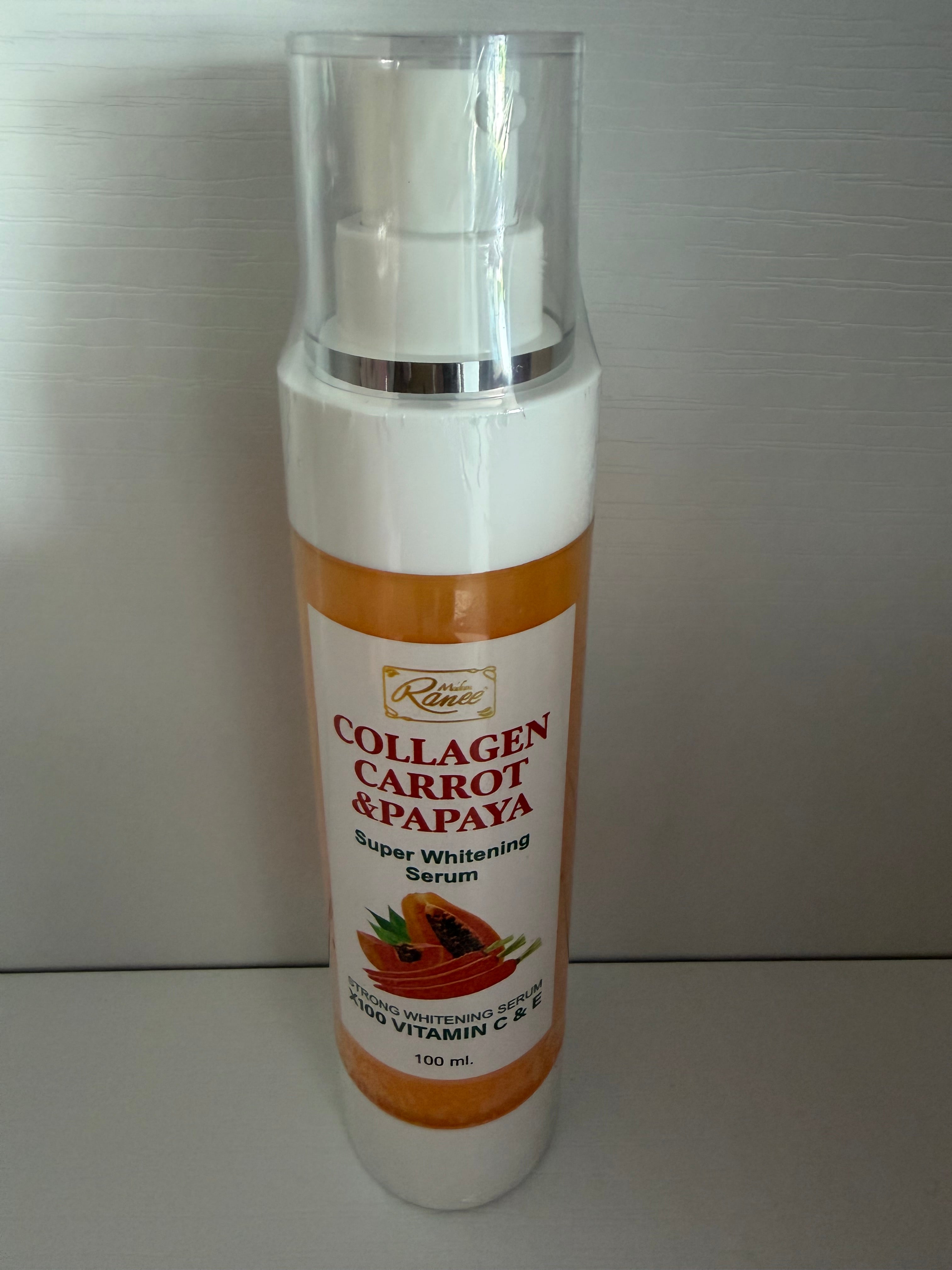 Collagen carrot &Papaya supper whitening serum