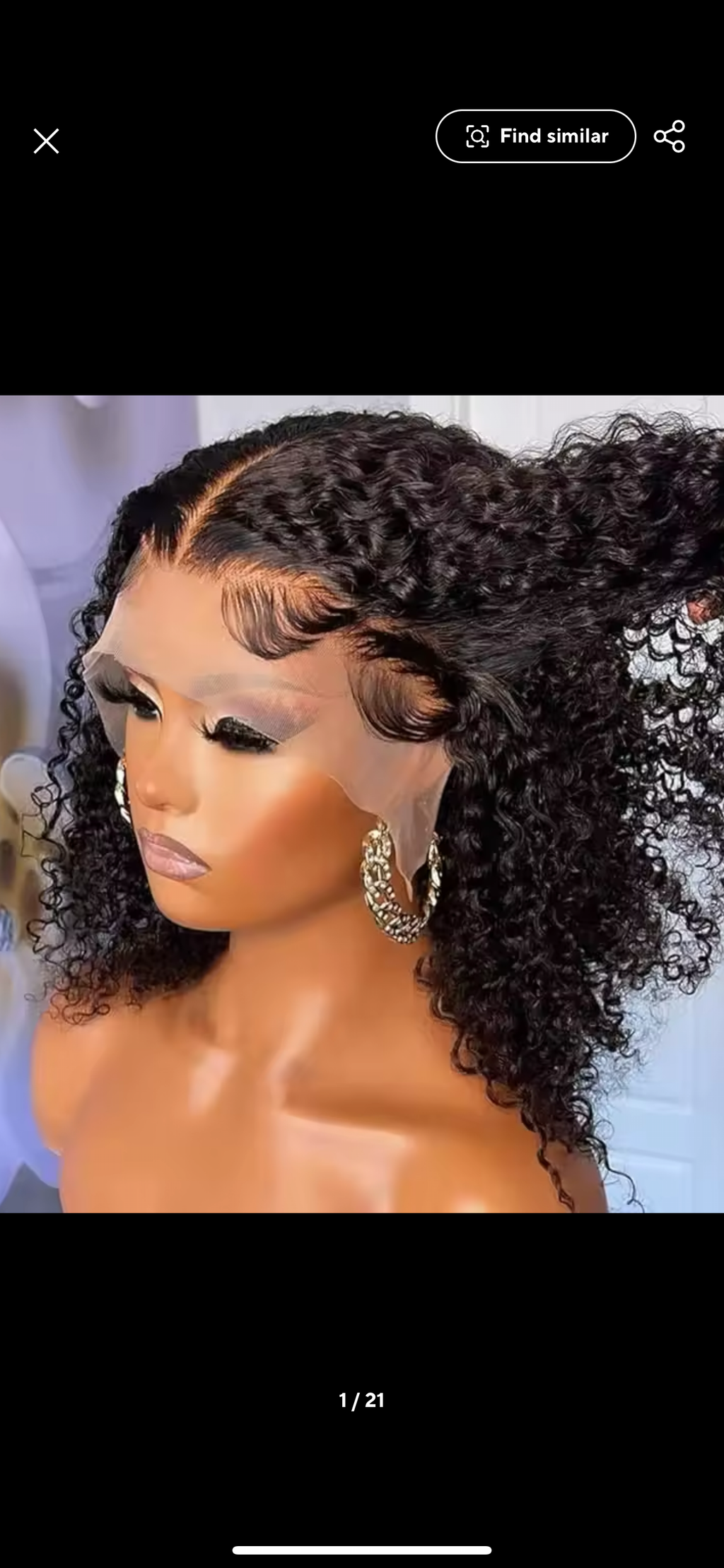 Deepwave human wig