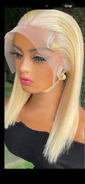 613 blonde Human Hair Wig  13*4 closure 200 density