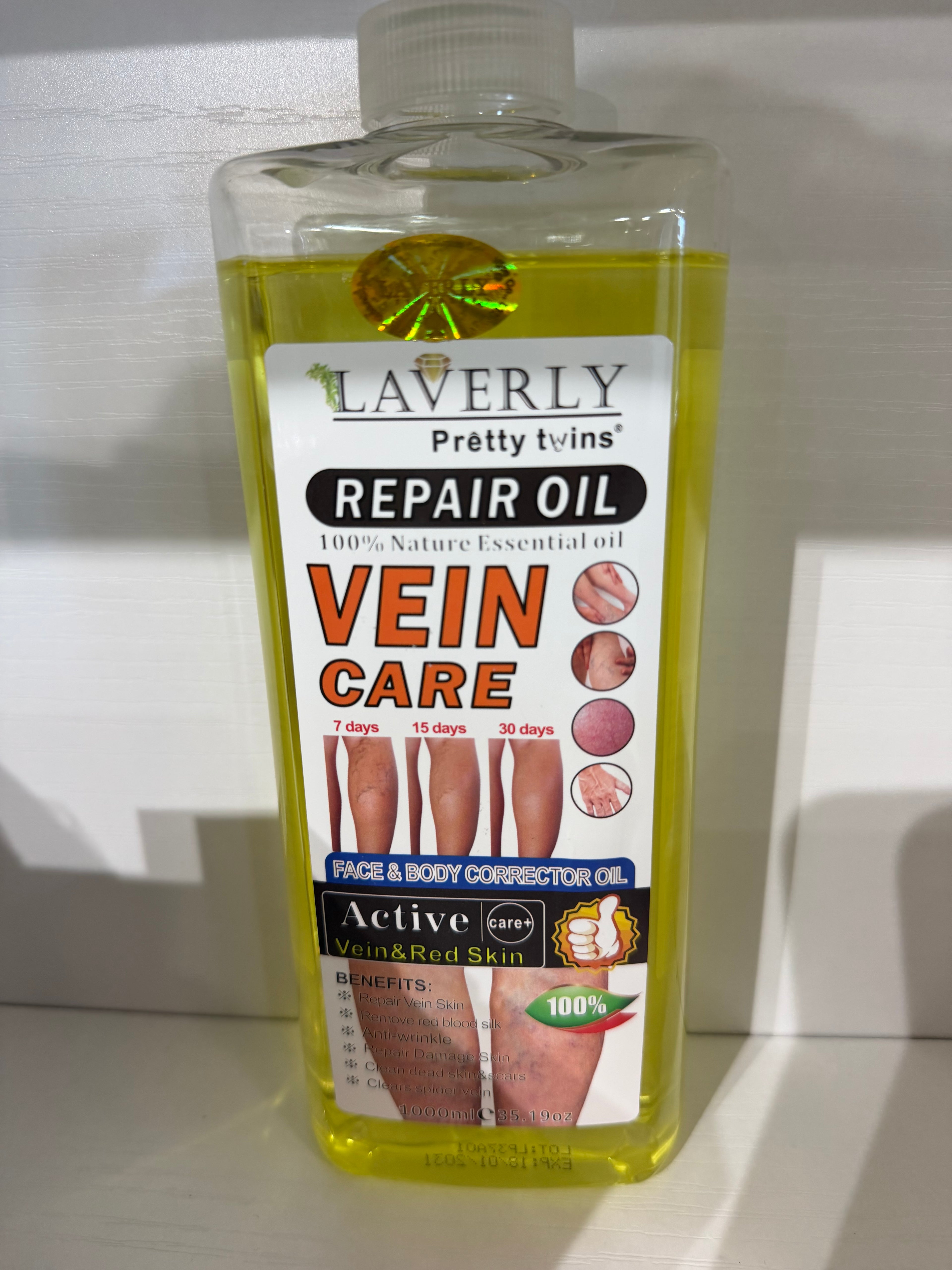 Vein care oil