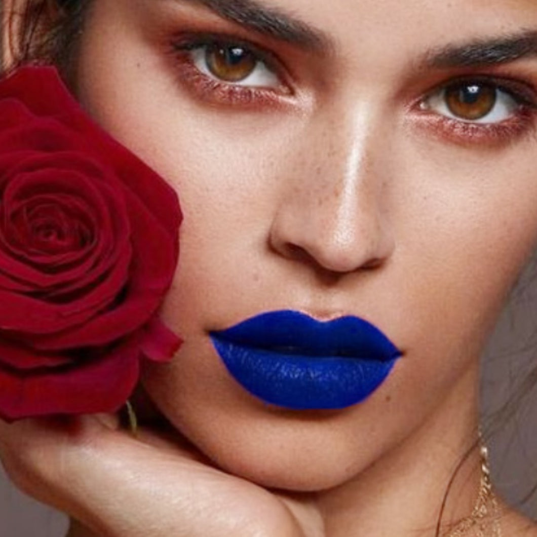 Matte lipstick  light blue