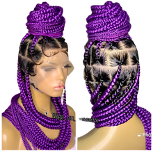 Load image into Gallery viewer, 360 knotless box braid wig