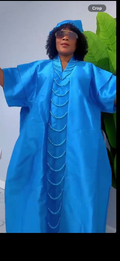 Blue rich Aunty dress
