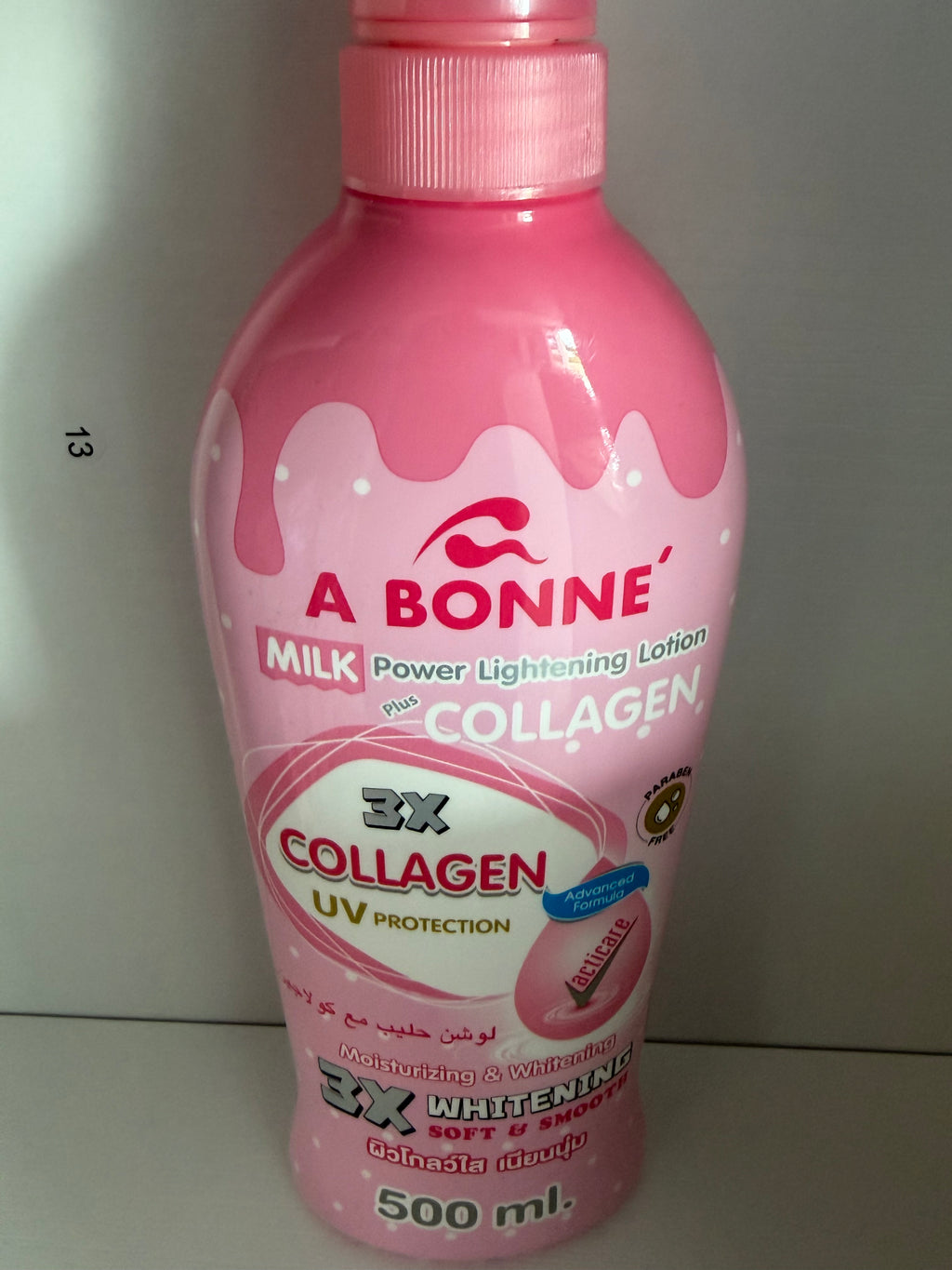 A Bonne milk powder lightening lotion plus collagen