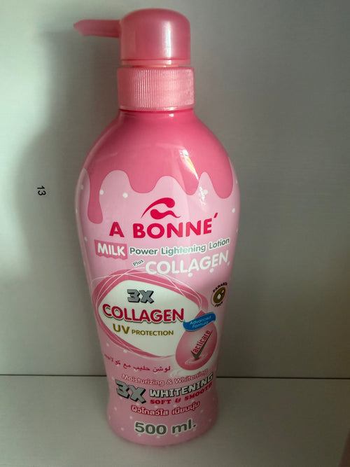 A Bonne milk powder lightening lotion plus collagen