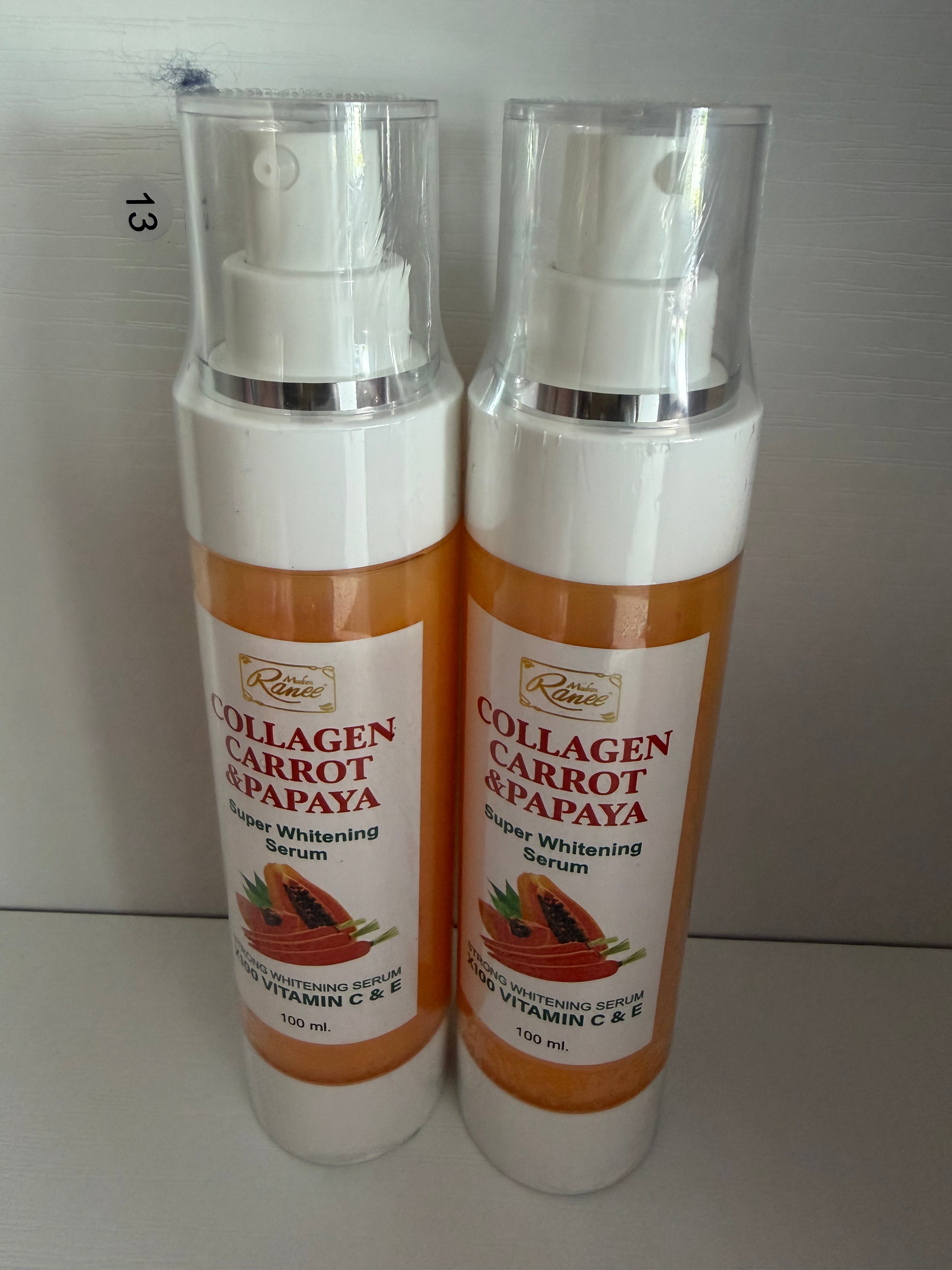 Collagen carrot &Papaya supper whitening serum
