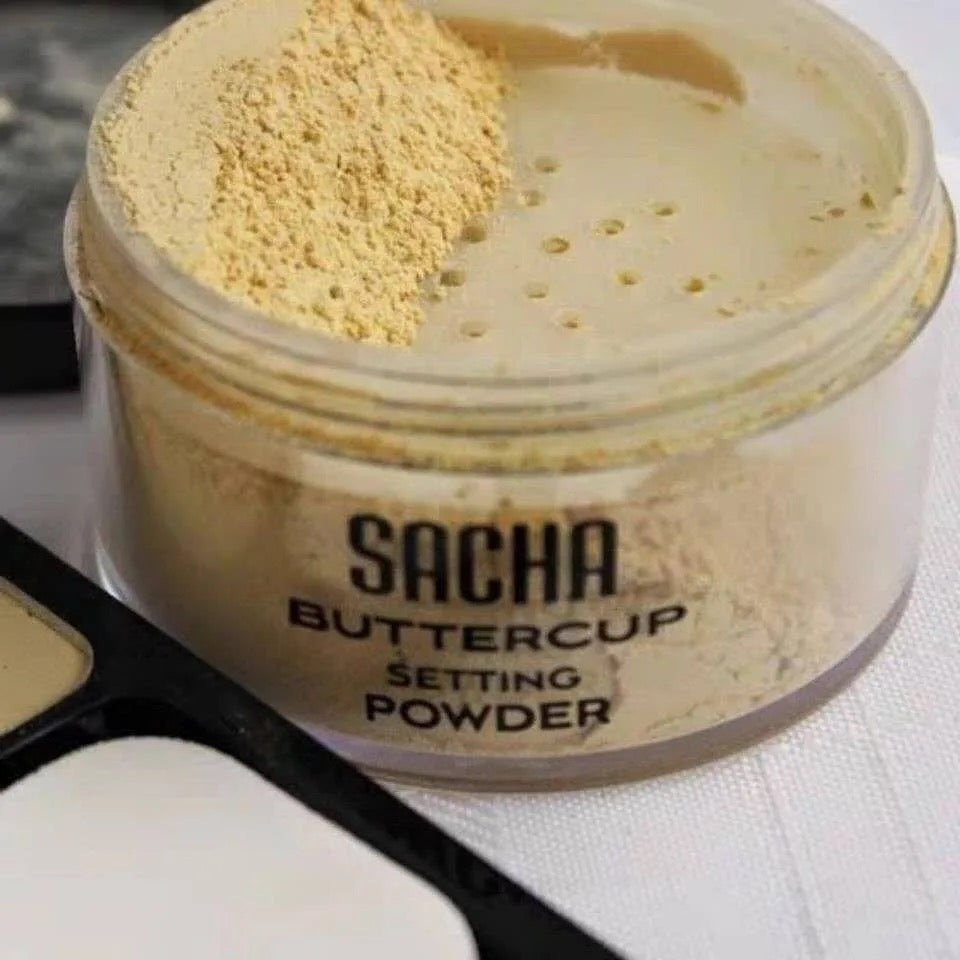 Matte face setting powder