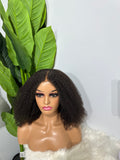 Kinky Curly  glueless human hair wig