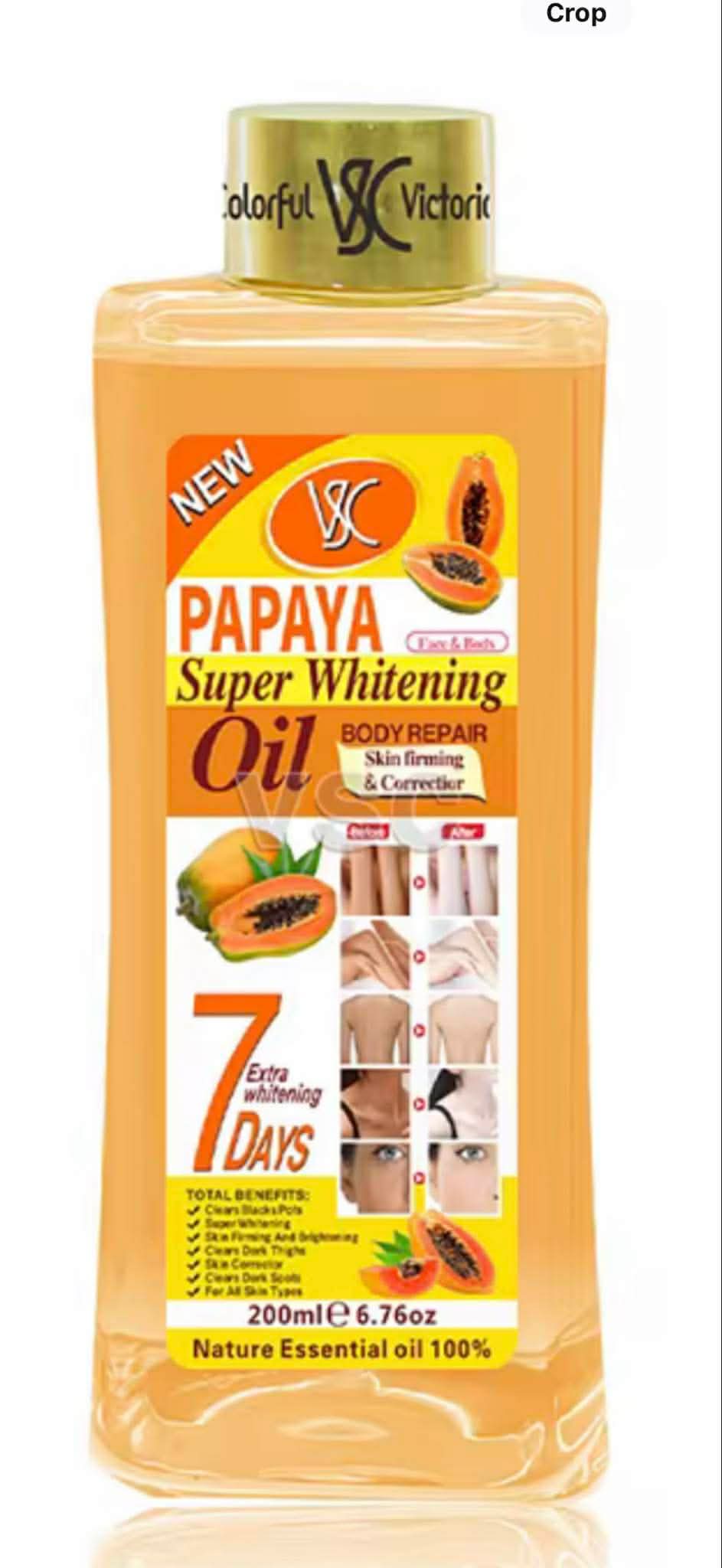 PAPAYA SUPER WHITENING OIL 200ml