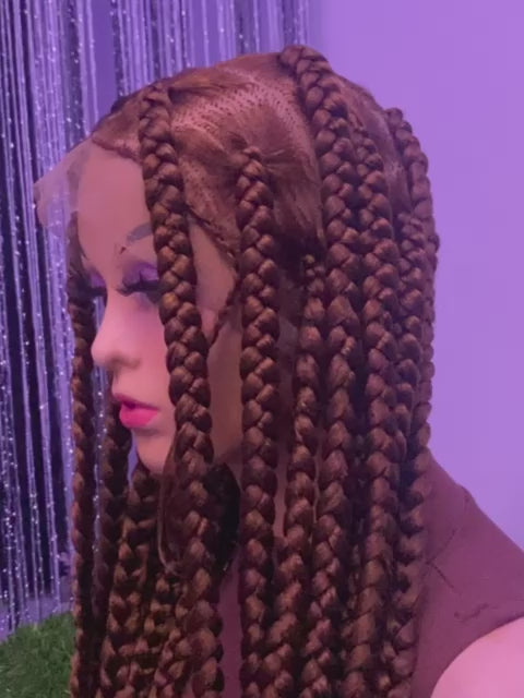 Jumbo box braided wig