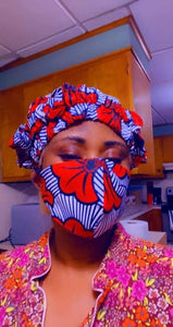 Ankara print Face Masks