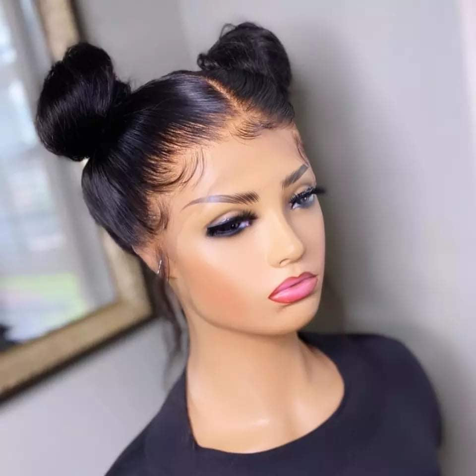 360 Straight Virgin Human Hair Wig 200 density