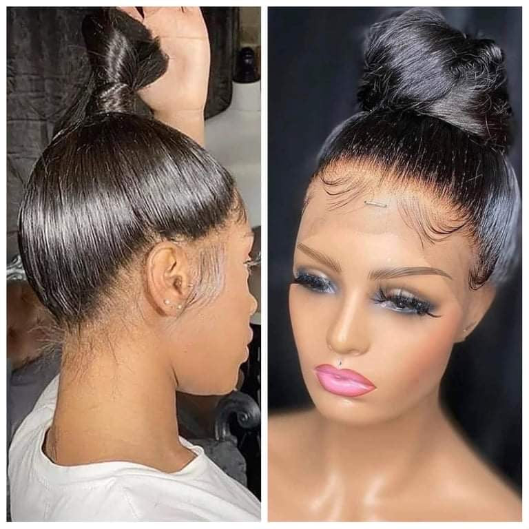 360 Straight Virgin Human Hair Wig 200 density