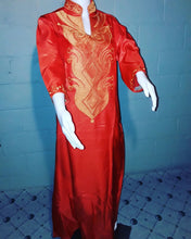 Load image into Gallery viewer, Tunic Style Dress- Orange Sz Large