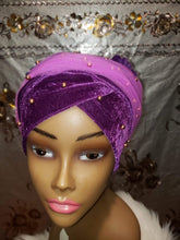 Load image into Gallery viewer, 3D Flower Turban Headwrap