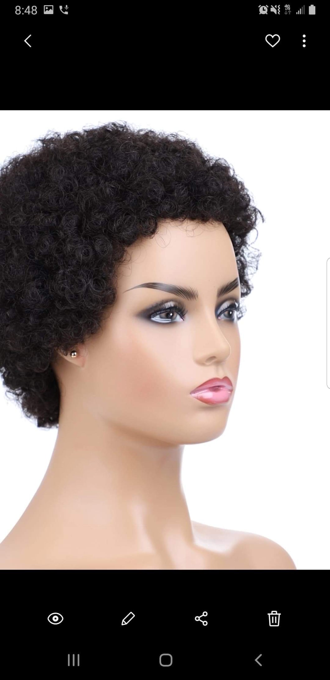 Brazilian Remy Human Hair Wig