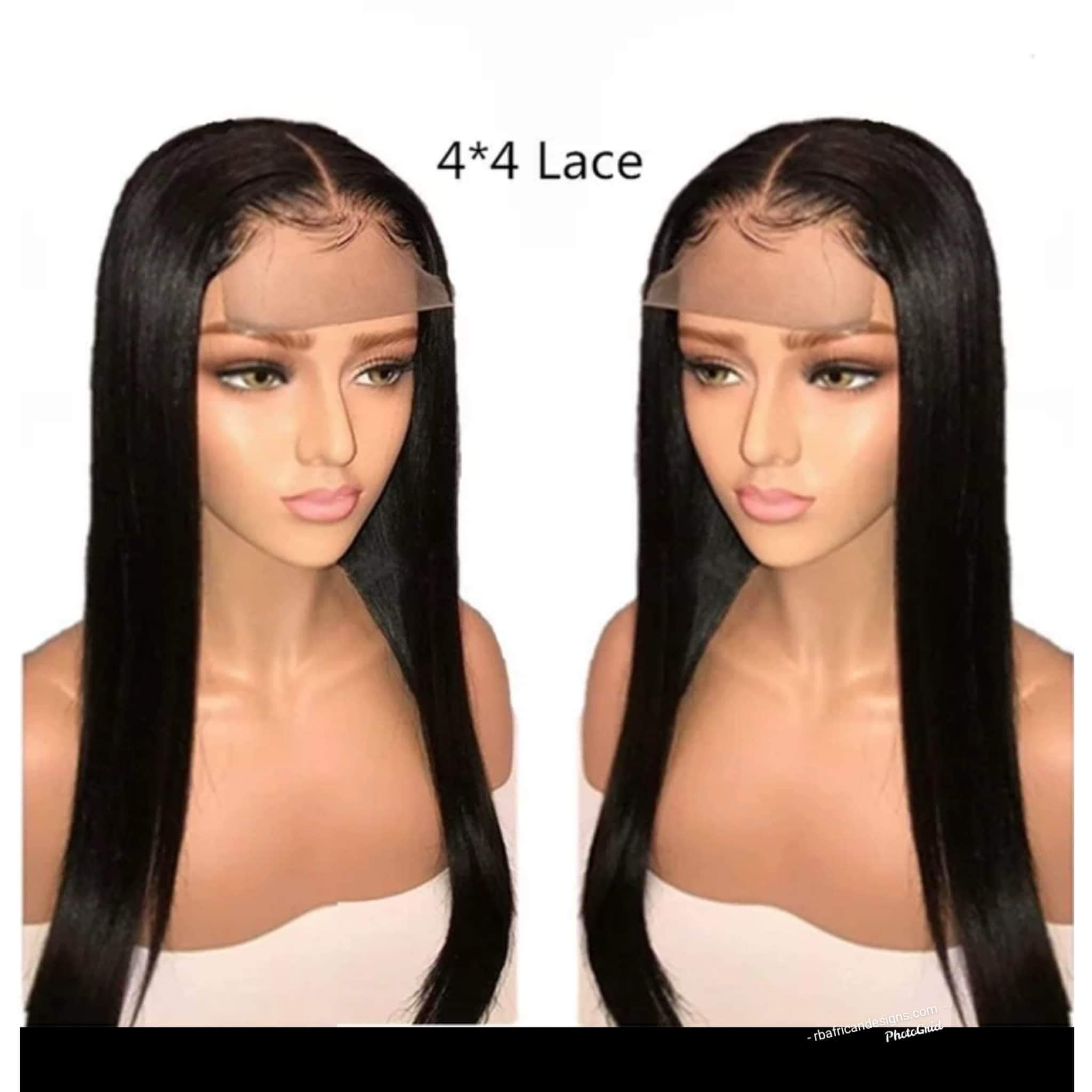 Brazilian 4x4 Straight Lace Closure Wig