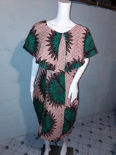 Load image into Gallery viewer, Multicolor Colored African Print Dress-Sz M