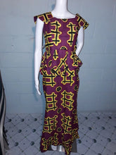 Load image into Gallery viewer, Skirt and Matching Top Hot Pink and Yellow Multicolored-Sz L