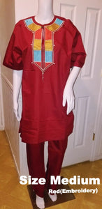 Unisex 2 piece Senator pants set