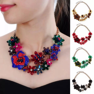 Fashion Jewelry Bling Crystal Choker Necklace