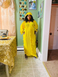 Summer Kaftan Dress and Head wrap