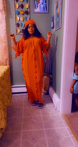 Summer Kaftan Dress and Head wrap