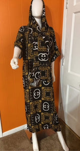 Designer Inspired Tunic Dress 2 with Head Wrap