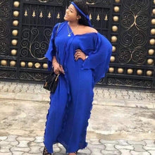 Load image into Gallery viewer, Summer Kaftan Dress and Head wrap