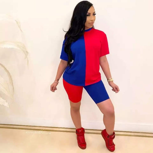 Multicolor Short set