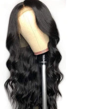 Load image into Gallery viewer, Body Wave Peruvian Human Hair Remy 360 Lace Frontal wig 24 in