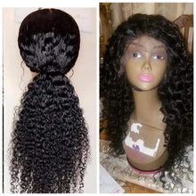 Load image into Gallery viewer, Deep Wave Brazilian Human Hair wig 360 Lace Frontal 24 in