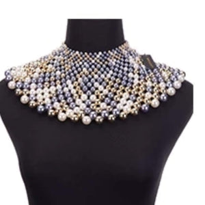 Indian Bead Maxi Necklace