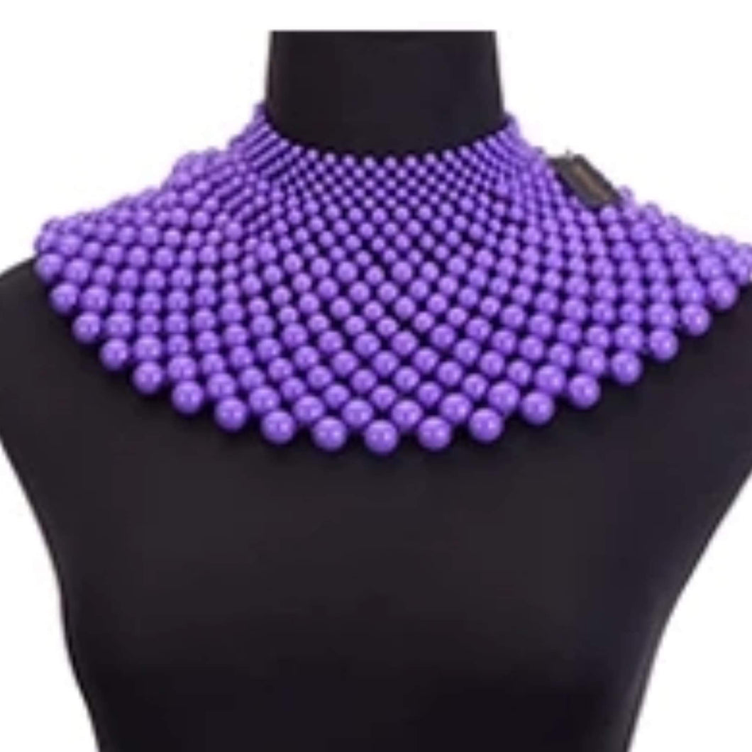 Indian Bead Maxi Necklace